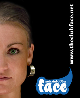 Annons för nattklubben Face